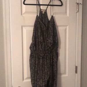 black and white jumpsuit